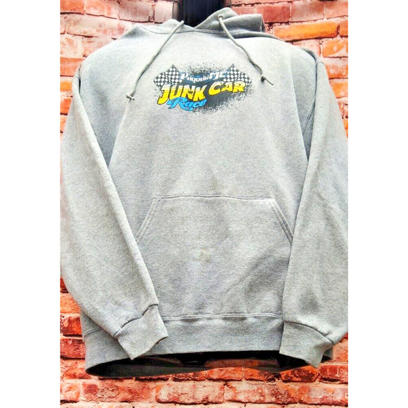 Pagoda Junk Car Race Sweatshirt/Hoodie Printed On Front & Back - Picture 8 of 10